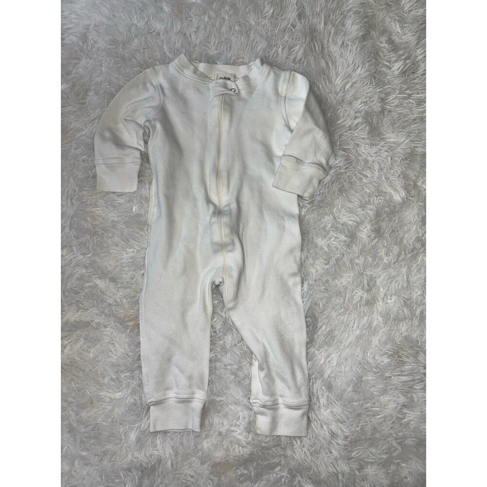 Owlivia Sz. 6/12 Month One Piece Zip Baby Outfit. Cute, Exc. Quality